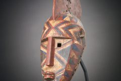 Bobo-Fing: Bolo-Niadale Crested Helmet Ceremonial Dance Mask