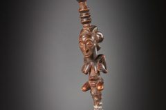 Luba: Ancestral Kibango Title Chieftain Staff