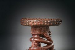 Tshokwe: Female Ancestral Caryatid Stool