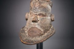 Kuba: Bushoong-Bwoon Type Ceremonial Helmet Dance Mask