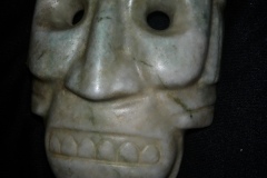 Aztec jade mask Ochpanizti-