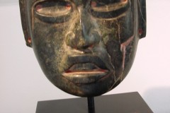 Olmec: black serpentine mask