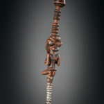 Luba: Ancestral Kibango Title Chieftain Staff