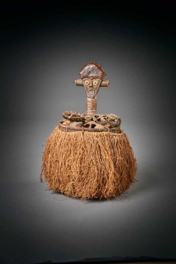 Sango: Mbumbu Reliquary Basket Figure