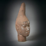 Benin: Commemorative Bronze Head of Queen Idia